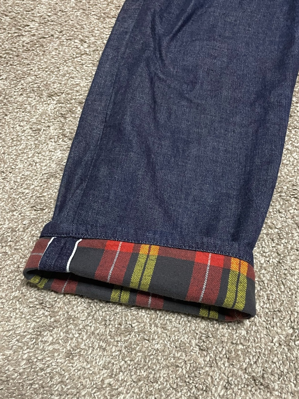 Naked & Famous Selvedge Denim Weird Guy Blanket Lined Jeans Men’s 34 - Picture 4 of 8